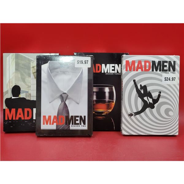 Madmen Seasons 1-4 DVDs