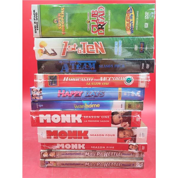 Lot of Assorted Sealed DVD Sets