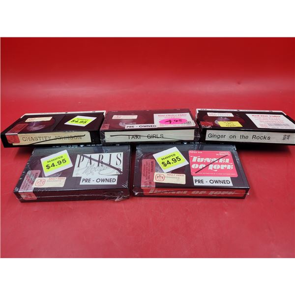 Lot of Assorted Adult Beta Tapes