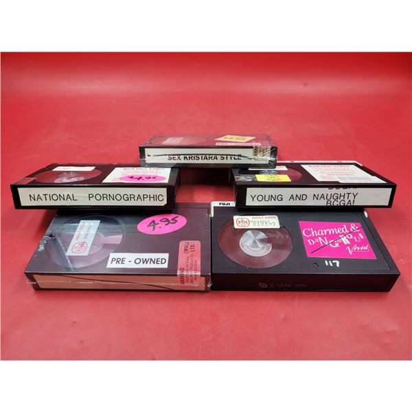 Lot of Assorted Adult Beta Tapes