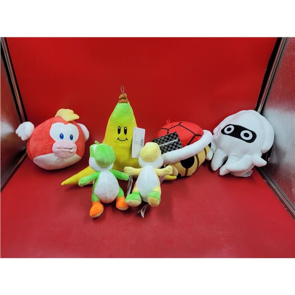 Lot of Mario Kart Plush Toys