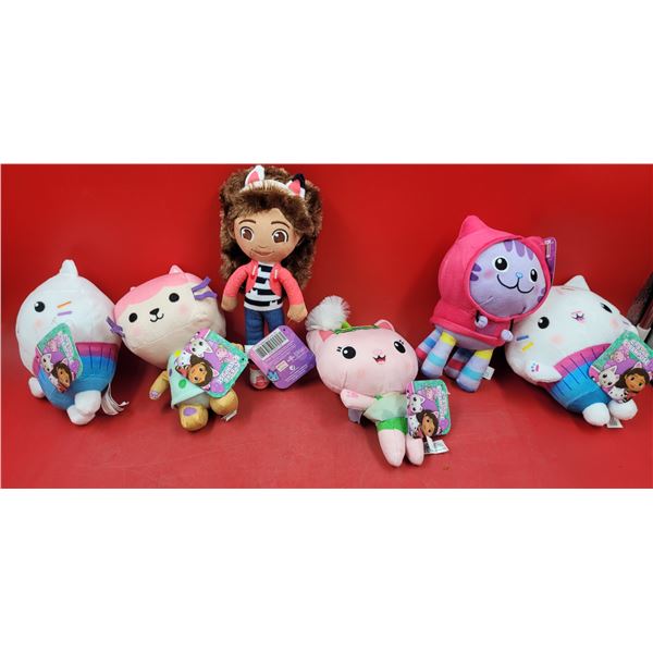 Lot of Gabby's Dollhouse Plush Toys