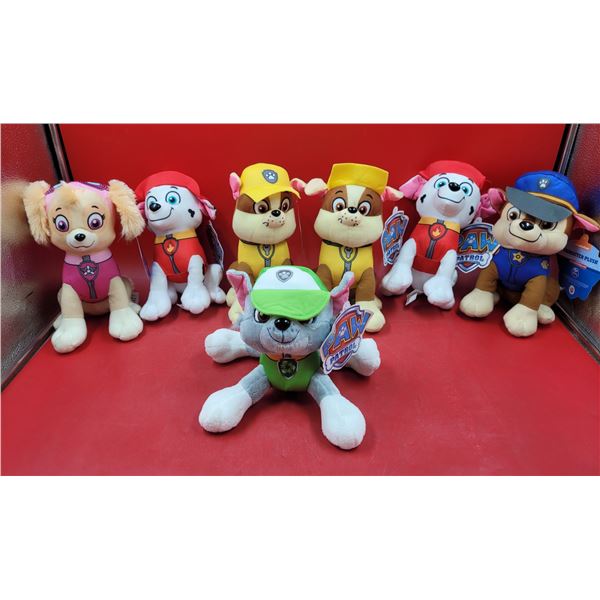 Lot of Paw Patrol Plush Toys