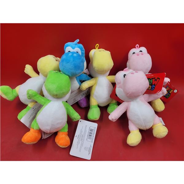 Lot of Super Mario Yoshi Plush Toys