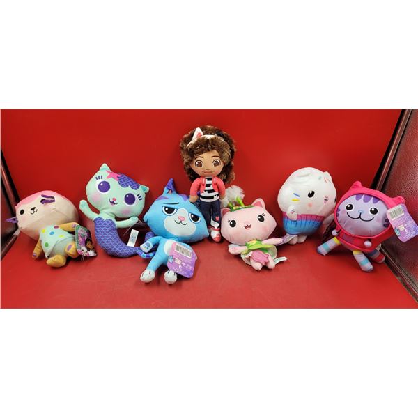 Lot of Gabby's Dollhouse Plush Toys