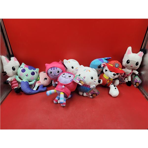 Lot of Gabby's Dollhouse Plush Toys