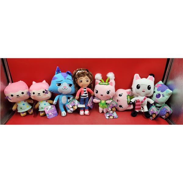 Lot of Gabby's Dollhouse Plush Toys