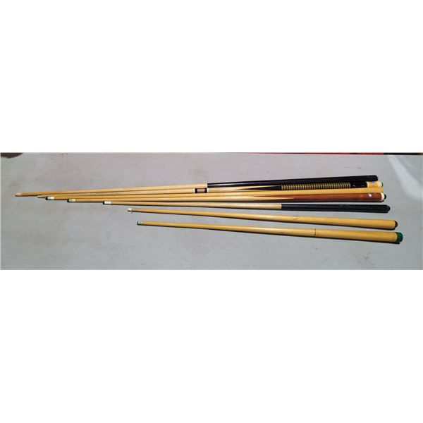 Lot of Pool Cues