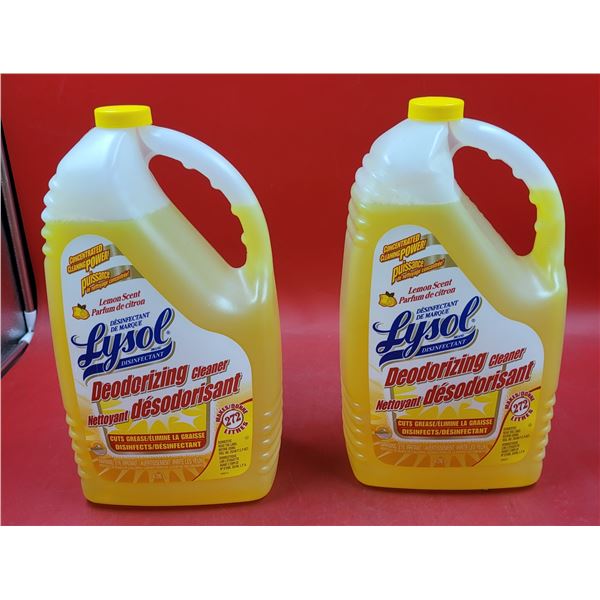 2 Lysol Disinfectant Deodorizing Cleaners