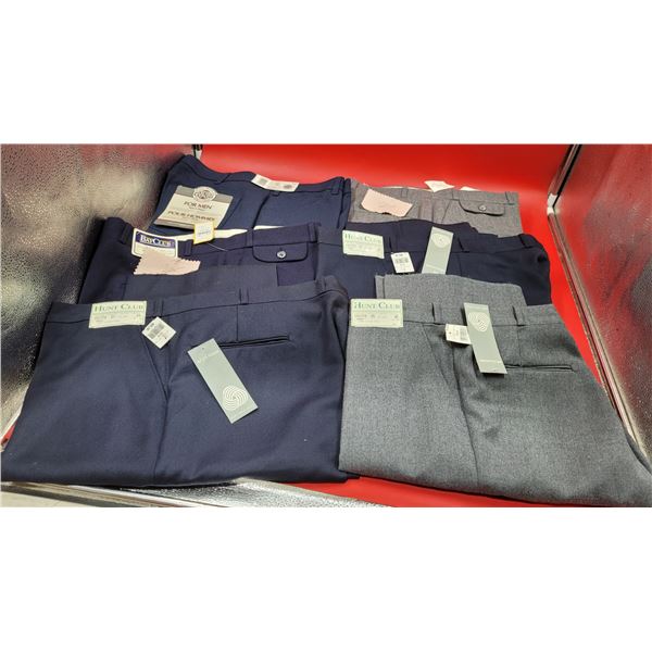 Lot of Assorted Dress Pants w/ Hunt Club, Bay Club, Great Western Garment Co., & More