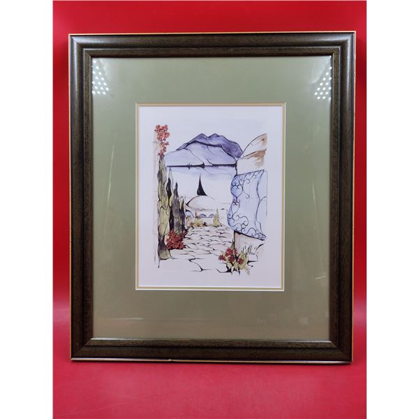 Framed Watercolor Print