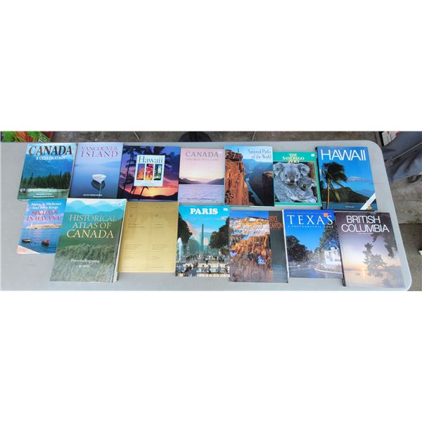 Lot of Assorted Books w/ Texas, Hawaii, Paris, & More