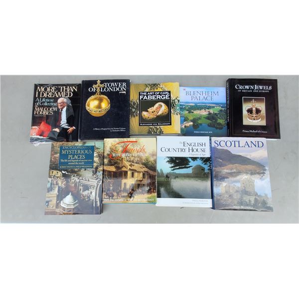 Lot of Assorted Books w/ Scotland, Encyclopedia of Mysterious Places, & More