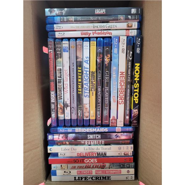 Lot of Assorted Blu-Ray Discs