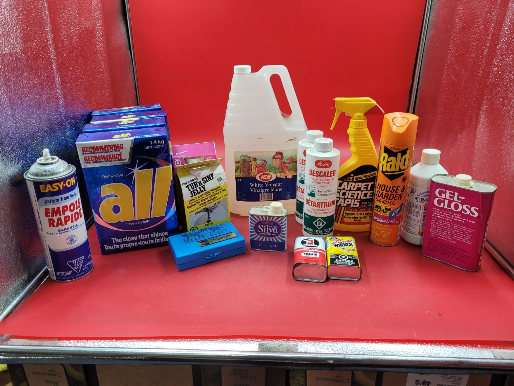 Variety Lot w/ Tub 'n Sink Jelly, White Vinegar, Dishwasher Detergent ...
