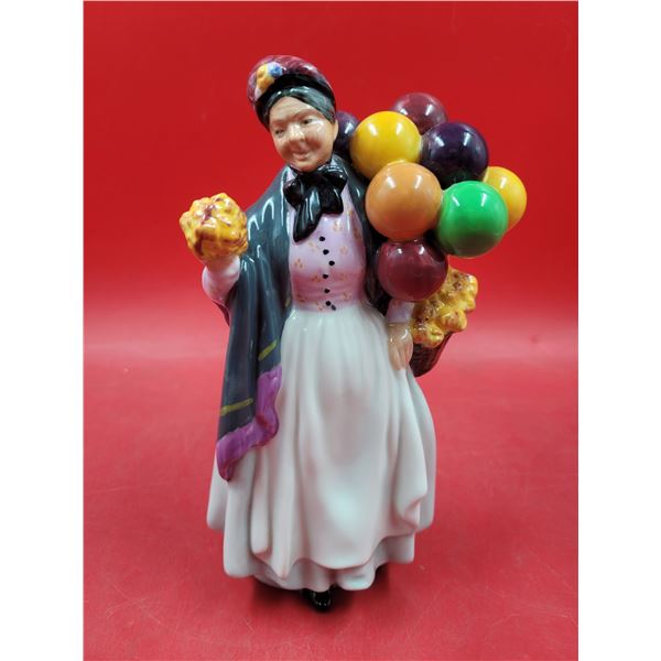 Hand-Painted Porcelain Royal Doulton "Biddy Pennyfarthing" Figurine (HN 1843)