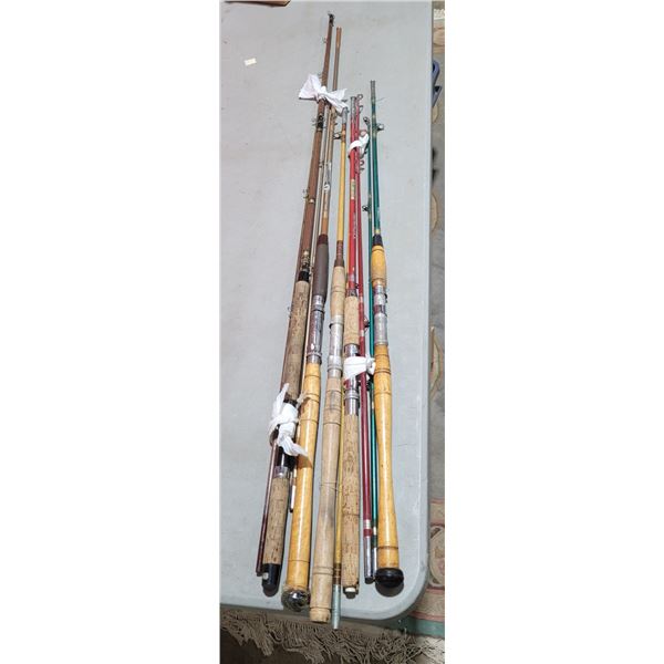 Lot of VTG Fishing Poles