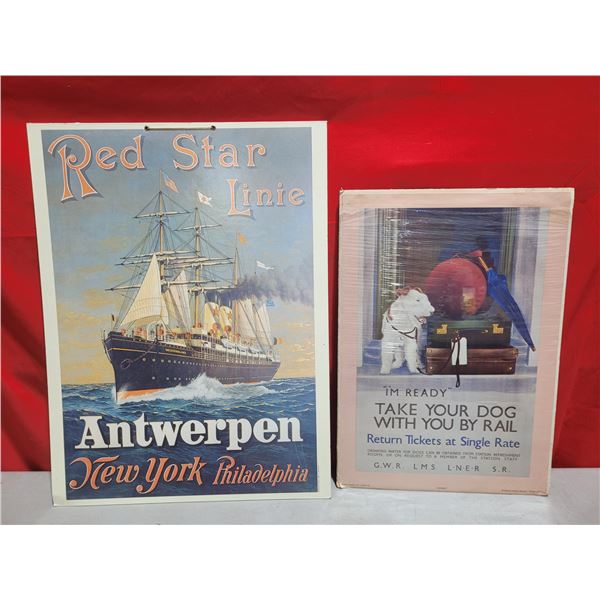 2 Advertising Posters