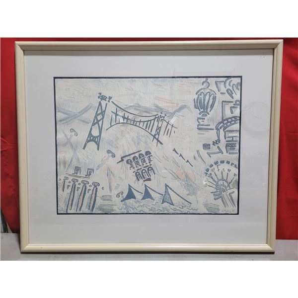 LG Framed Print