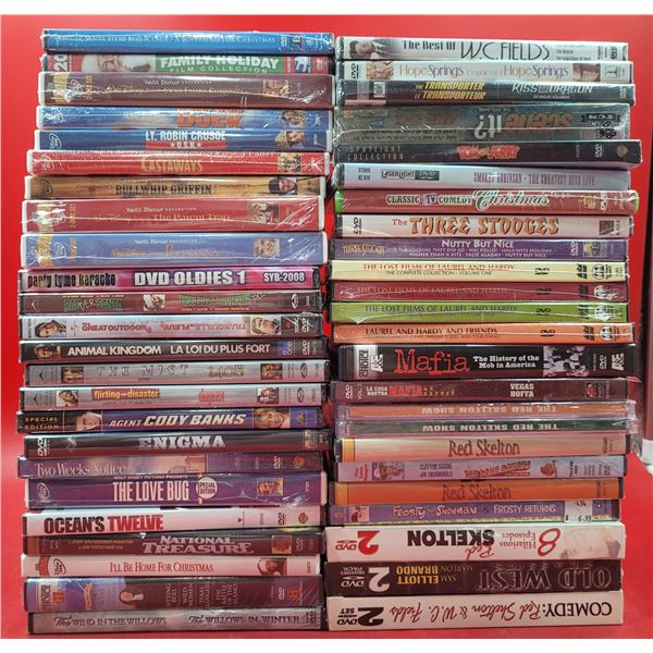 Lot of Sealed DVDs