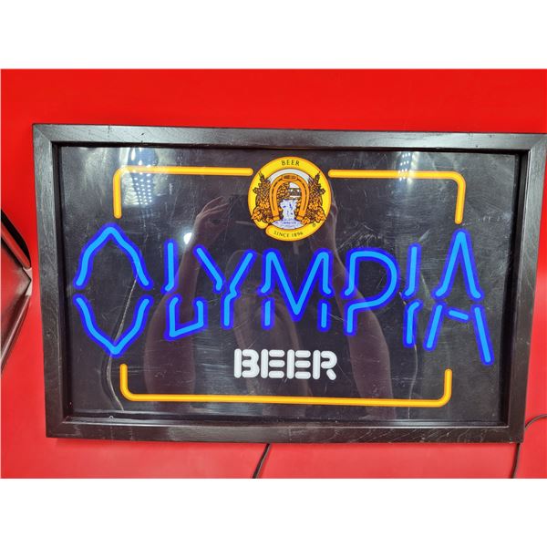 Olympia Light-up Advertising Sign