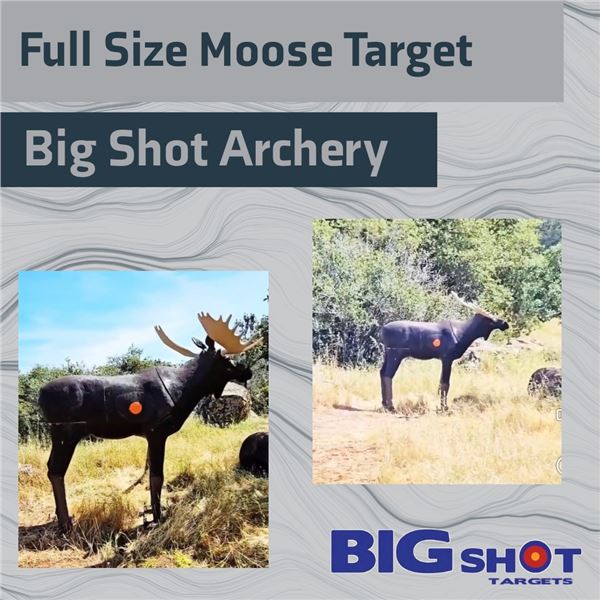 Full Sized Moose Target by Big Shot