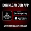 Image 1 : Get the Beck Auctions Bidding App Today!