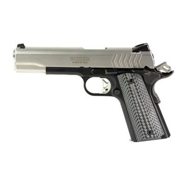 RUGER SR1911 9MM 5" LTW 9RD BLK/SLV