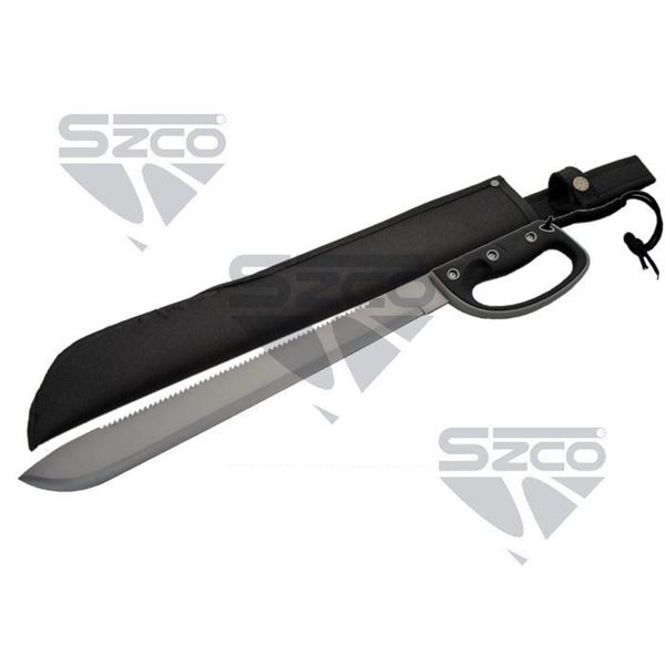 24.75" RUBBER GRIP MACHETE