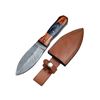 Image 1 : Wild Turkey Damascus Blade  - Fixed Blade Knife