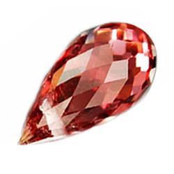.8ct Briolette Top Hot Pink Tourmaline (GMR-0550)