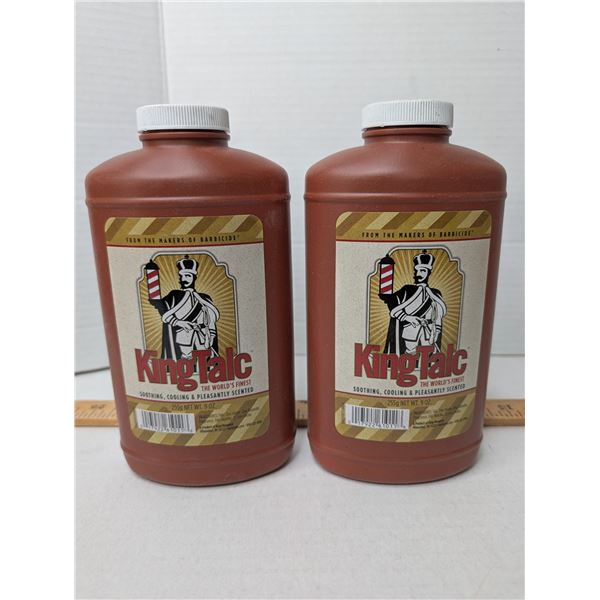 King Talc - The World's Finest soothing, cooling & pleasantly scented 255g ea