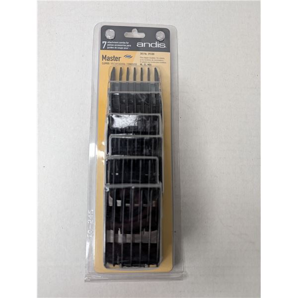 Andis Master Clipper - 7 attachment combs