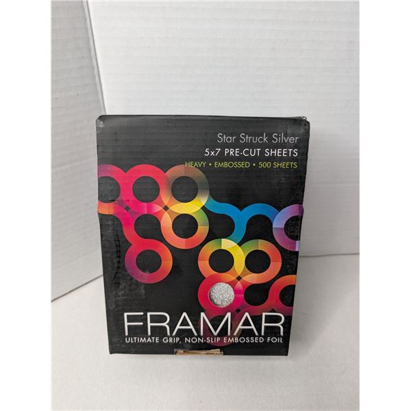 Framar Star Struck Silver - non-slip embossed foil - heavy