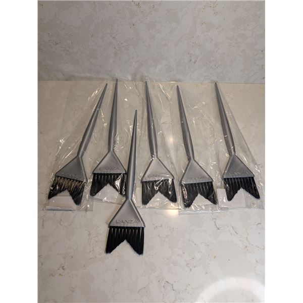 L'ANZA Healing ColorCare 2" Wide Soft Bristle Brush V Cut Silver