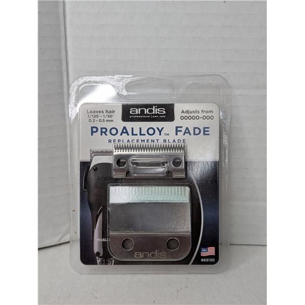 Andis ProAlloy Fade Replacement Blade - Adjusts from 00000-000
