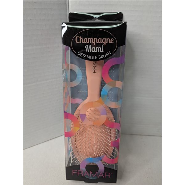 Framar Champagne Mami Detangle Brush (peach)