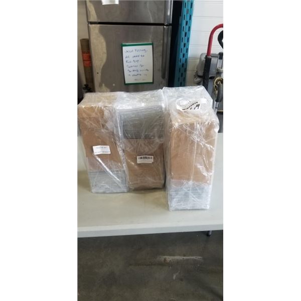 2 NEW 100 PACKS CACUTERIE BOXES WITH CLEAR LIDS