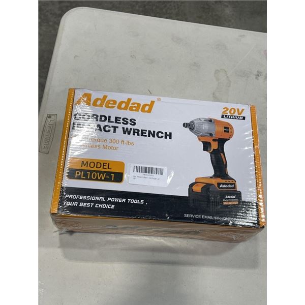ADEDAD CORDLESS IMPACT WRENCH MODEL PL10W-1