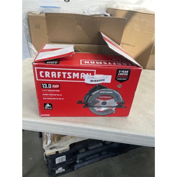 AS NEW CRAFTSMAN 7-1/4 INCH CIRCULAR SAW