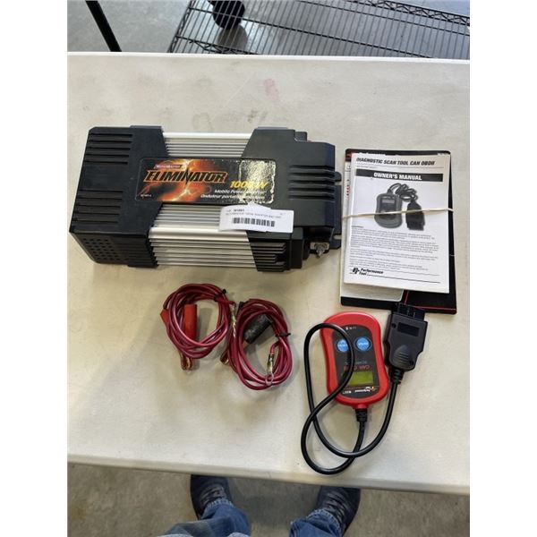 MOTOMASTER 1000W INVERTER AND OBD READER