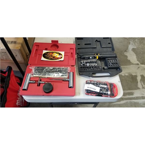 ASSORTED TOOL KITS AND CASED SETS