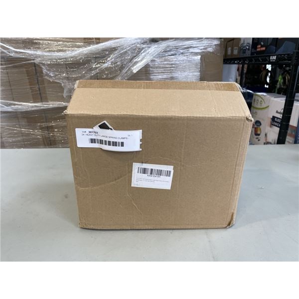 24  HEAVY DUTY LARGE SPRING CLAMPS - 2.5 INCH JAW OPENING