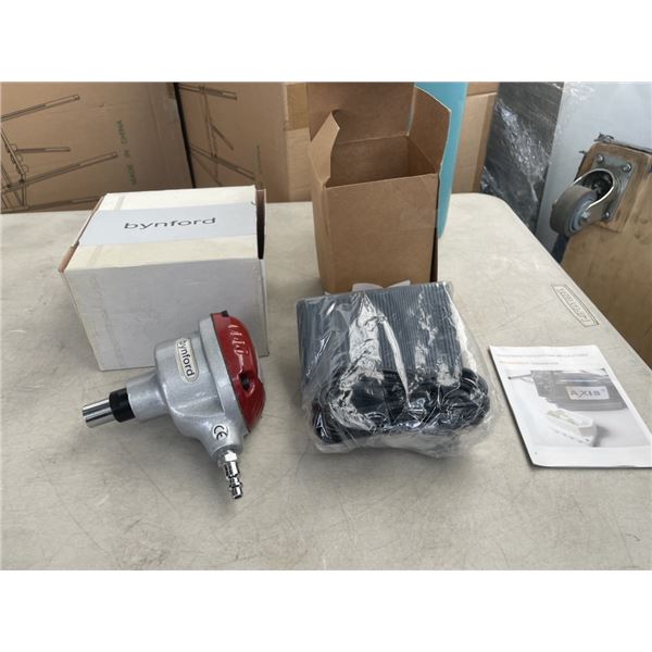BYNFORD AIR PALM NAILER AND NEW ELECTRIC FOOT PEDAL