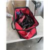 Image 1 : LARGE SOFT TOOL BAG AND AND ASSORTE DPOWER TOOLS ETC
