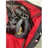 Image 3 : LARGE SOFT TOOL BAG AND AND ASSORTE DPOWER TOOLS ETC