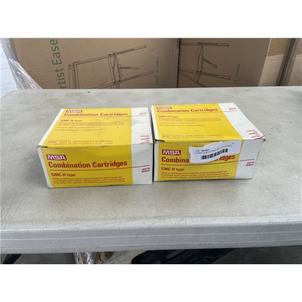 2 NEW CASES OF MSA GMC-H TYPE MASK FILTERS