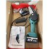 Image 2 : LITHIUM MINI CHAIN SAW W/ CHARGER - TESTED WORKING