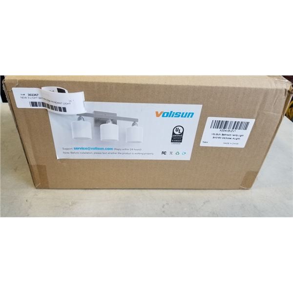 NEW 3-LIGHT BATHROOM PENDANT LIGHT