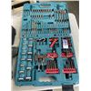 Image 3 : MKIAT IMPACT AND DRILL SET WITH ONE BATTERY AND CHARGER, AND PARTIAL MAKITA BIT SET